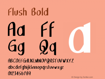 Flush-Bold Version 1.000图片样张