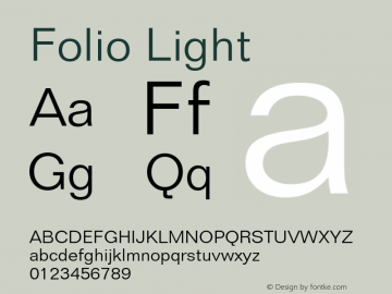 Folio Light Version 003.001图片样张