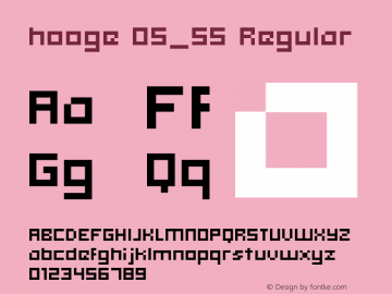 hooge 05_55 Macromedia Fontographer 4.1.4 7/3/01图片样张
