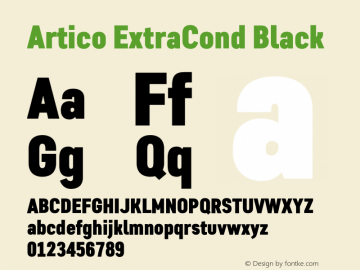 Artico ExtraCond Black Version 1.000图片样张