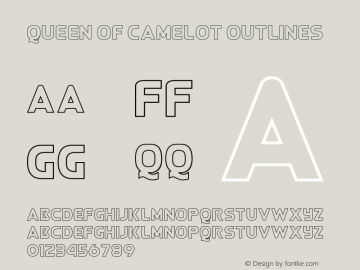 Queen of Camelot Outlines Version 3.00 March 3, 2016图片样张