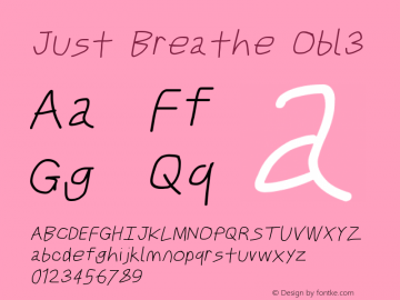 Just Breathe ObliqueThree Version 0.72图片样张