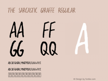 the sarcastic giraffe Version 1.00 May 2, 2015, initial release图片样张