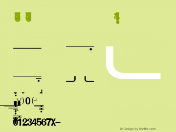 js-jianpu js-jianpu   简谱字体	Regular V2 .0  Shanghai jieshen Culture CO., LTD 马兰超　2013.12.06图片样张