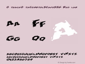 OutbackOutaConrtolSCapsSSK Macromedia Fontographer 4.1 8/13/95 Font Sample