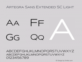 ArtegraSansExtendedSC-Light Version 1.00;com.myfonts.easy.artegra.artegra-sans.sc-extend-light.wfkit2.version.4Krr Font Sample