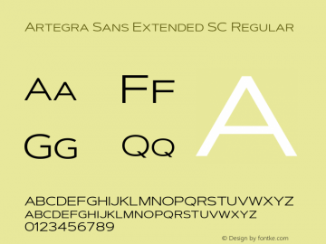 ArtegraSansExtendedSC-Regular Version 1.00;com.myfonts.easy.artegra.artegra-sans.sc-extend-regular.wfkit2.version.4KrQ图片样张