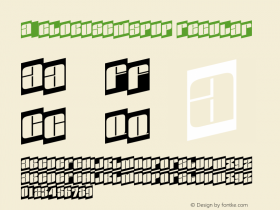 a_GlobusCmSpUp 01.02 Font Sample