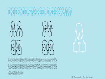 Pepperwood Outline Version 001.001 Font Sample