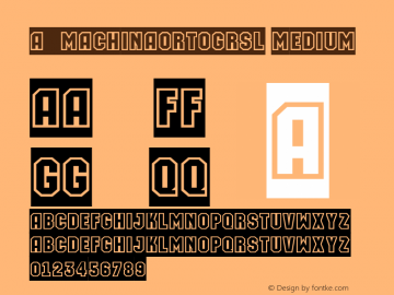 a_MachinaOrtoGrSl Medium 01.03 Font Sample