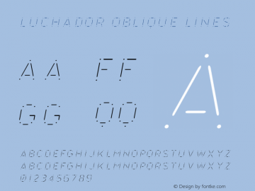 Luchador Oblique Lines Version 1.000图片样张