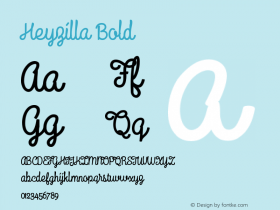 Heyzilla-Bold 1.001图片样张