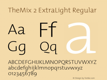 TheMix-2ExtraLight 1.0图片样张