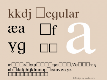 kkdjfonts Amasoft 2.0图片样张