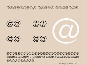 LTMailbox Light Regular Version 2.0 Font Sample