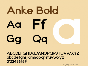 Anke-Bold 1.006图片样张