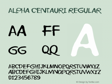 Alpha Centauri Version 1.00 August 22, 2014, initial release图片样张