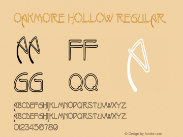 Oakmore Hollow Regular Unknown图片样张