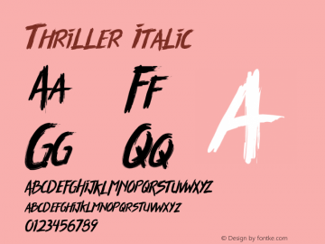 Thriller-Italic 1.000图片样张