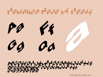 Helvetica LT 83 Heavy Extended Oblique 006.000 Font Sample