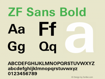 ZFSans-Bold Version 1.000;PS 2.00;hotconv 1.0.57;makeotf.lib2.0.21895图片样张