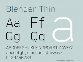 Blender Thin Version 3.006 2008图片样张