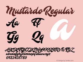 Mustardo Version 1.000;PS 001.001;hotconv 1.0.56图片样张