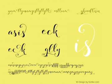 Storybook Alt 1 Version 1.0 Font Sample