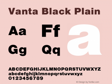 Vanta Black Plain 001.001图片样张