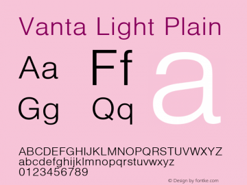 Vanta Light Plain 001.001图片样张