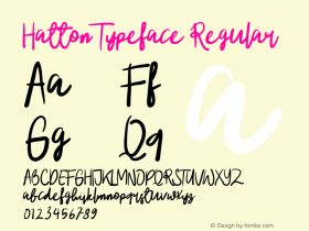 Hatton Typeface 图片样张