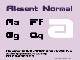 Aksent Normal 001.001图片样张