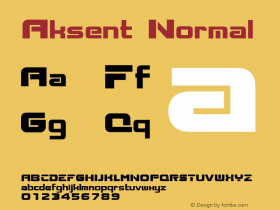 Aksent Normal 001.001图片样张