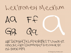 LexiFont4 Version 001.000图片样张