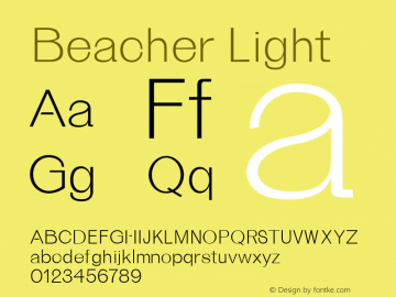 Beacher Light Version 1.0图片样张