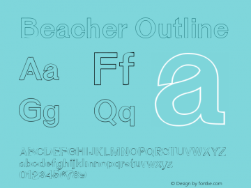 Beacher Outline Version 1.0图片样张