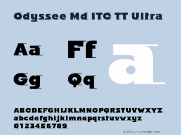 Odyssee Md ITC TT Ultra Version 1.00图片样张