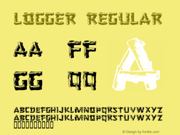 Logger 1.21 Font Sample