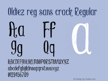 Oldiez reg sans crack Version 1.000 2015 initial release图片样张