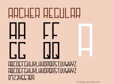 Archer字体|Archer Version 1.0字体-TTF字体\/未