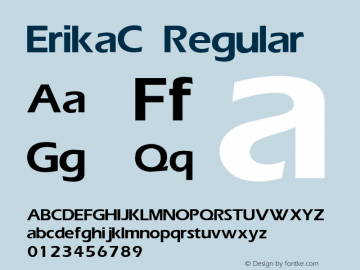ErikaC Regular 001.000图片样张