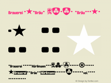 Brauer-Logos 001.001 Font Sample