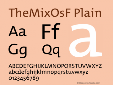 TheMixOsF Plain Version 1.656图片样张