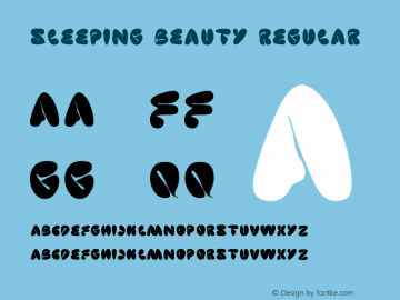 sleeping beauty Version 1.00 March 12, 2013, initial release Font Sample