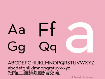 苹方-港 细体  Font Sample