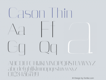 Cason Thin Version 1.0图片样张