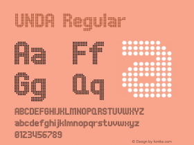 UNDA-Circle Version 1.000;PS 001.000;Core 1.0.38 Font Sample