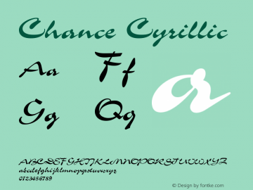 Chance Cyrillic 001.000图片样张