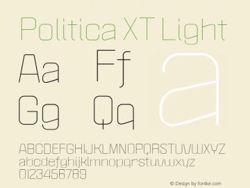 Politica XT Light Version 1.0; April 2004图片样张