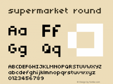 supermarket round Macromedia Fontographer 4.1.4 04.04.2001图片样张